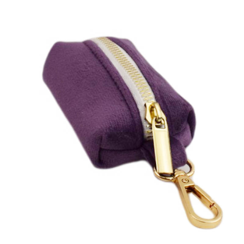 Distributeur sac a dejection violet