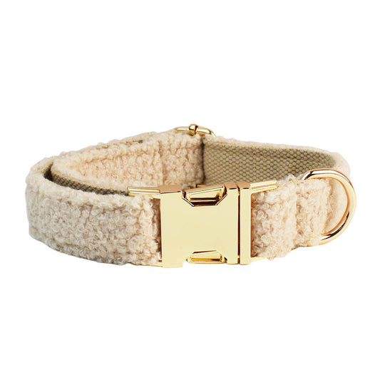 Collier moumoute beige